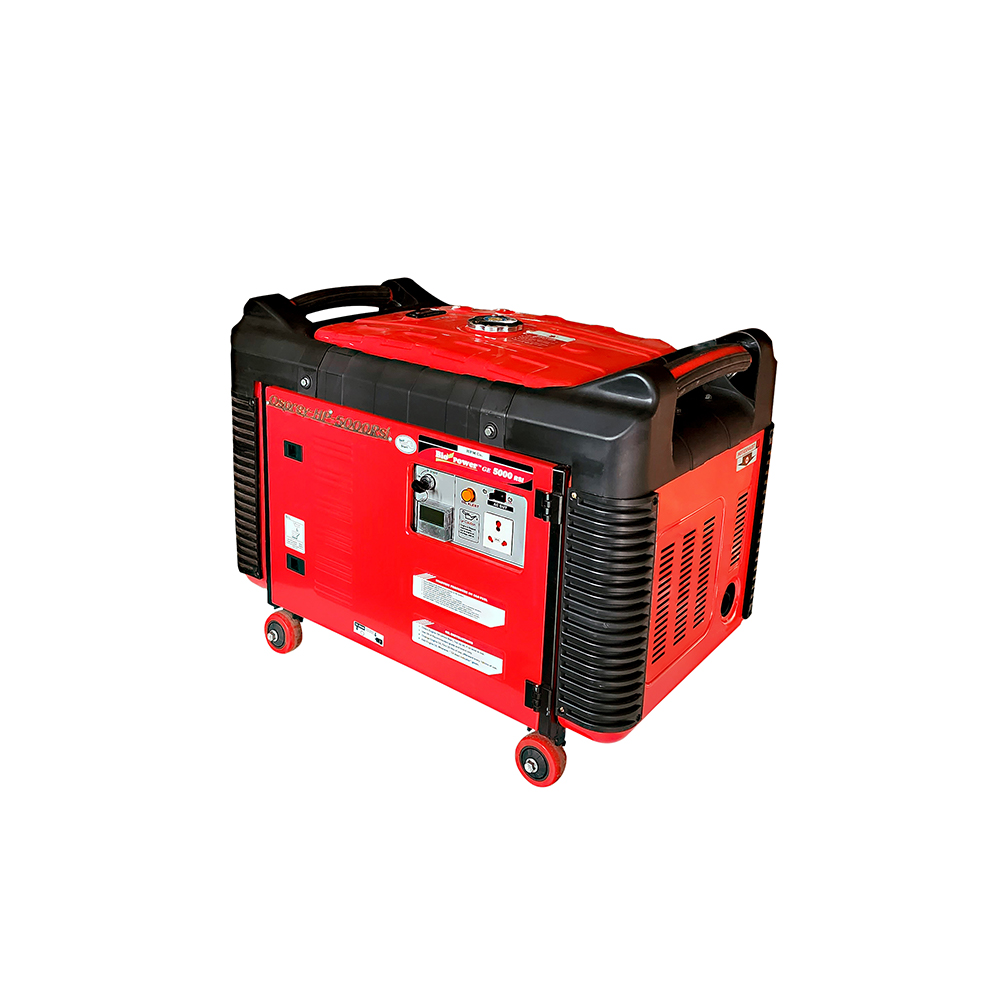 5 KVA Generator, Model Osprey GE-5000RSi, Petrol Run, Recoil & Self Start